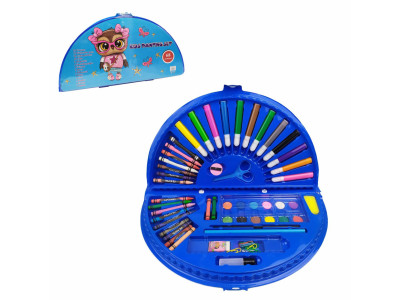 Дитячий набір для творчості і малювання MK 3918-2 у валізі Сова