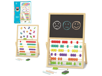 Дерев'яна іграшка Мольберт "Вчимося рахувати 2.0" MD 2180-1 Дерев'яна іграшка Мольберт "Вчимося рахувати 2.0" MD 2180-1