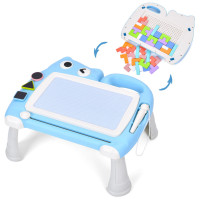 Магнітна дошка для малювання "Котик" 2 в 1 QY228(Turquoise) тетріс пазли