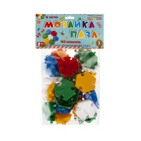 Дитяча мозаїка-пазл №3 1-144 40 деталей Ø60мм