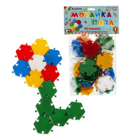Дитяча мозаїка-пазл №3 1-144 40 деталей Ø60мм