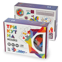Деревяна гра "Трикутна мозаїка" Kupik 900194 64 деталі