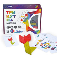 Деревяна гра "Трикутна мозаїка" Kupik 900194 64 деталі