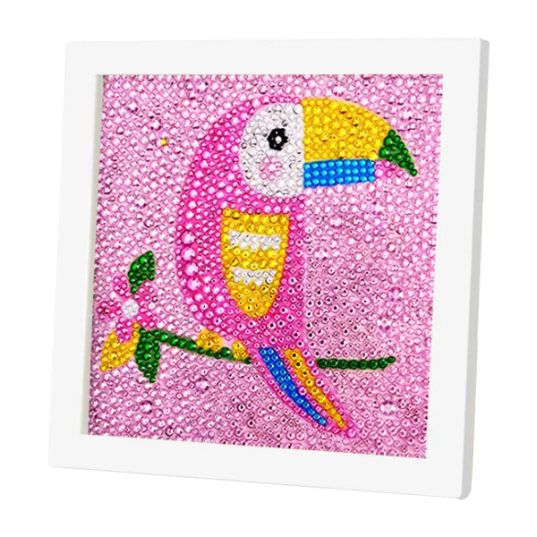 Алмазна мозаїка для дітей Папуга A5501D рамка 175-175 см Алмазна мозаїка для дітей Папуга A5501D рамка 175-175 см