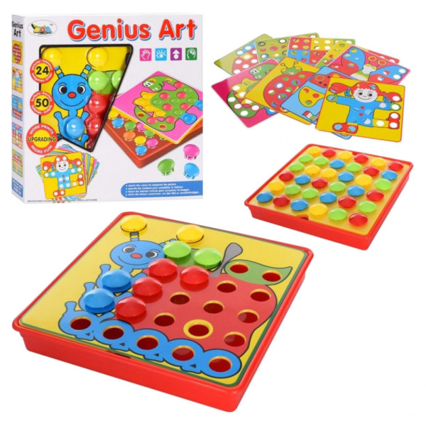 Мозаїка для найменших 66828 12 картинок 50 фішок