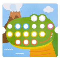 Розвиваюча мозаїка Button Idea YG898-6 46 деталей картки 12 штук