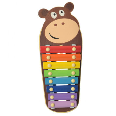 Дитяча іграшка Ксилофон WW-189 деревяний Бегемот