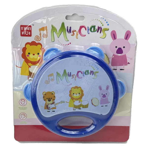 Бубон дитячий Musicians пластиковий 8807_Blue