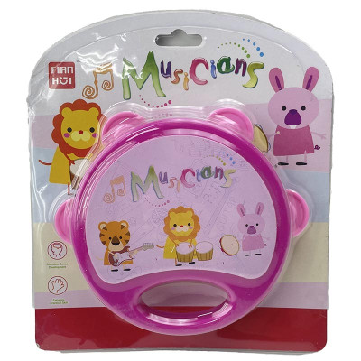 Бубон дитячий Musicians пластиковий 8807_Pink