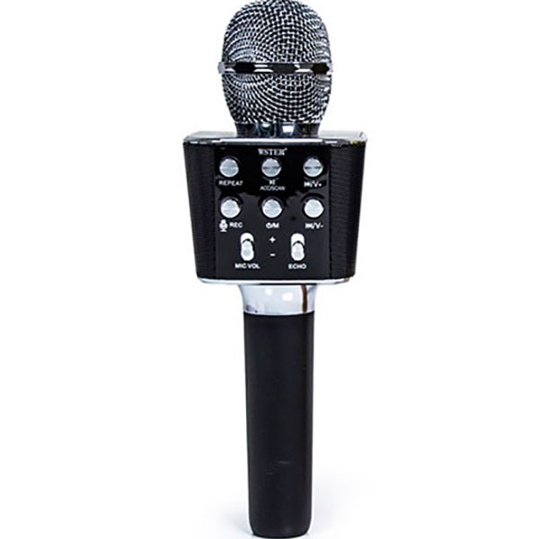 Караоке Мікрофон (чорний) WS-1688 Black