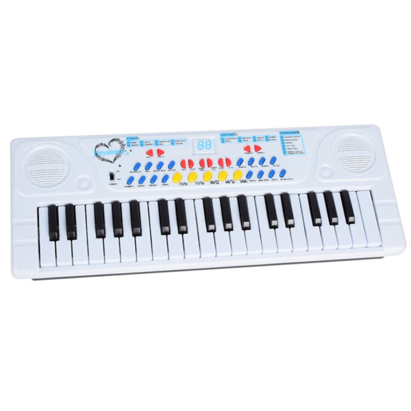 Дитяча музична іграшка "Синтезатор" SYL-8201B 37 клавіш мікрофон музика запис