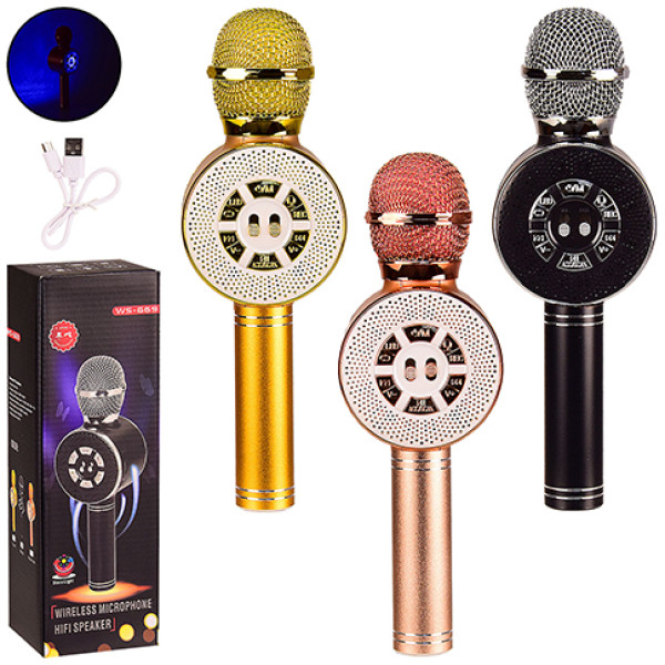 Мікрофон караоке (3 кольори) M155 Мікрофон караоке (3 кольори) M155