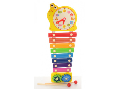 Дитяча іграшка Ксилофон MD 2170 деревяний Равлик