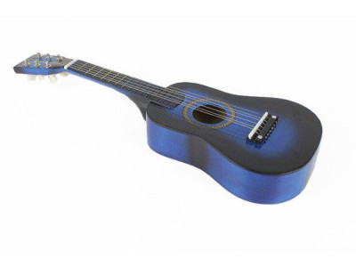 Іграшкова гітара M 1370 дерев'яна Синій