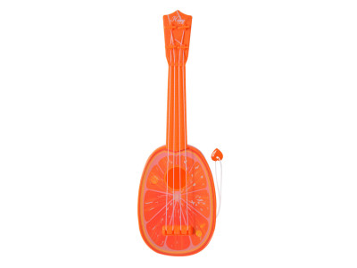 Іграшкова гітара Фрукти Bambi 8195-4 пластикова Апельсин