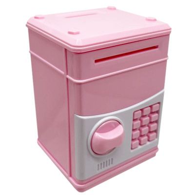 Дитяча іграшка "Скарбничка-сейф" 777S(Pink) механічна Дитяча іграшка "Скарбничка-сейф" 777S(Pink) механічна
