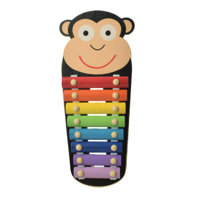Дитяча іграшка Ксилофон WW-189 деревяний Мавпочка