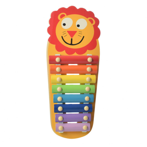 Дитяча іграшка Ксилофон WW-189 дерев'яний Лев