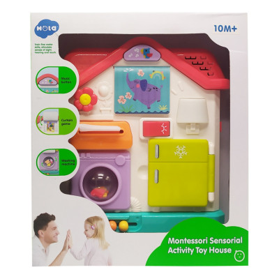 Розвиваюча іграшка "Будиночок" HE 898600 звук, підсвічування, музичний будиночок