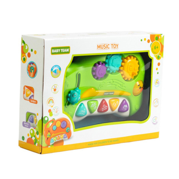 Дитяча музична іграшка "Забавка" 8645(Green) зелений Дитяча музична іграшка "Забавка" 8645(Green) зелений
