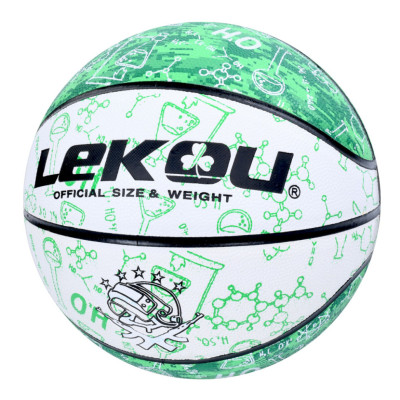 М'яч баскетбольний MS 3805(Green) розмір 7 ПУ 570-630 грам 8 панелей