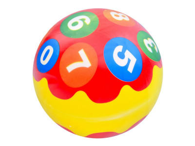 Дитячий мяч "Цифри" MS 3733(Red) 9 дюймів