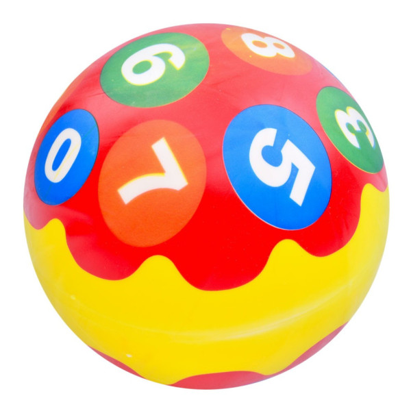 Дитячий мяч "Цифри" MS 3733(Red) 9 дюймів