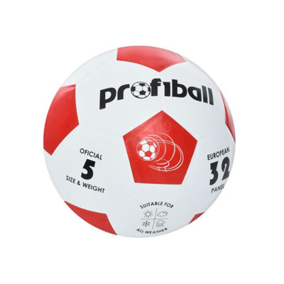 Футбольний мяч "Profiball" VA 0014-1(Red) розмір № 5 гума