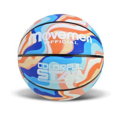 Мяч баскетбольний BB20588(Orange-Blue) розмір №7 PU 600 грам