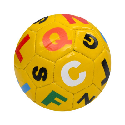 Мяч футбольний Alphabet MS 4833(Yellow) розмір №2 90 г у пакеті