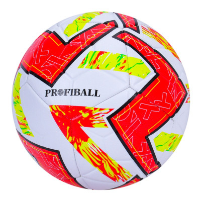 М'яч футбольний MS 4265(Red) 213 см ПВХ розмір 5 380-400 грам