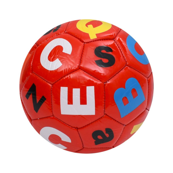 Мяч футбольний Alphabet MS 4833(Red) розмір №2 90 г у пакеті
