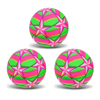 Дитячий яскравий Гумовий мяч RB26527-5 різнокольоровий 26 грам 7 см