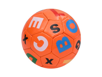 Мяч футбольний Alphabet MS 4833(Orange) розмір №2 90 г у пакеті