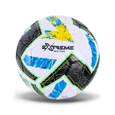 Мяч футбольний FB25673(Black-Yellow) розмір №5 PU ​​400 гр