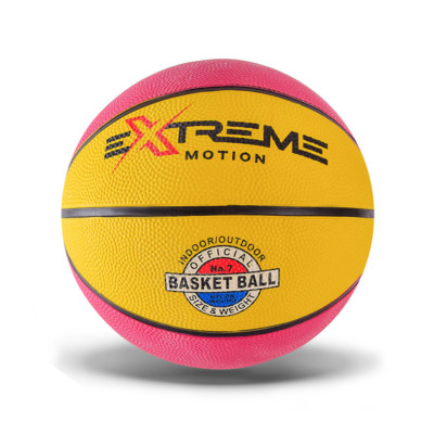 Мяч баскетбольний Extreme Motion BB1485 № 7 520 грам Рожевий