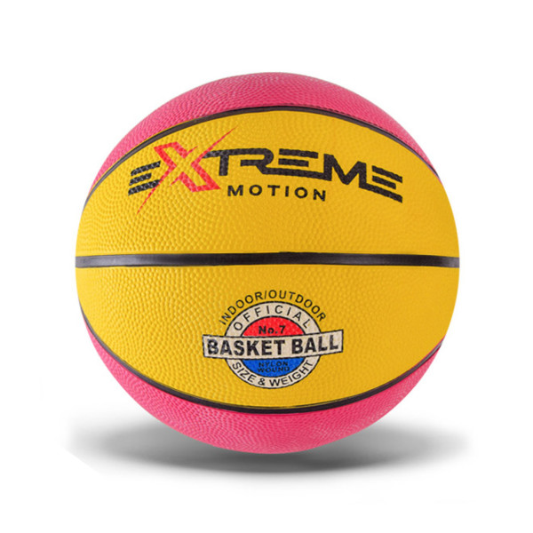 Мяч баскетбольний Extreme Motion BB1485 № 7 520 грам Рожевий Мяч баскетбольний Extreme Motion BB1485 № 7 520 грам Рожевий