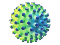 Дитячий шипастий мяч RB26524(Blue-3) гума 90 грам