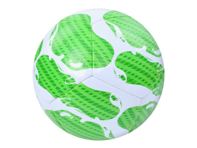 Мяч футбольний EV-3394(Green) діаметр 22 см ПВХ 27 мм 340-360 грам