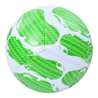 Мяч футбольний EV-3394(Green) діаметр 22 см ПВХ 27 мм 340-360 грам