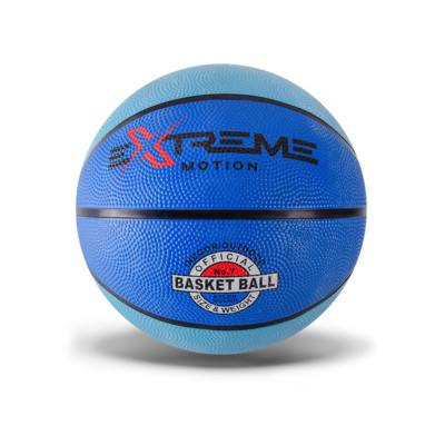 Мяч баскетбольний Extreme Motion BB1485 № 7 520 грам Блакитний