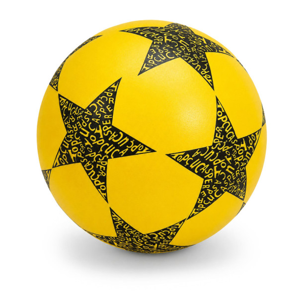 Дитячий гумовий мяч Зірка RB20302(Yellow) 60 грам діаметр 18 см