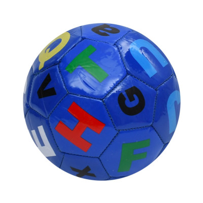 Мяч футбольний Alphabet MS 4833(Blue) розмір №2 90 г у пакеті