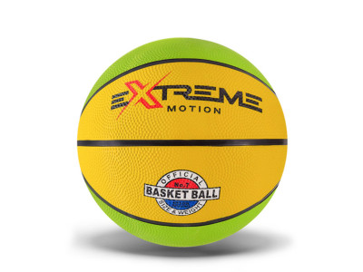 Мяч баскетбольний Extreme Motion BB1485 № 7 520 грам Зелено-жовтий