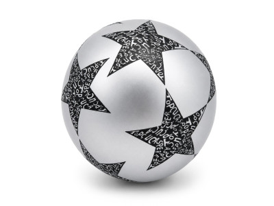 Дитячий гумовий мяч Зірка RB20302(Silver) 60 грам діаметр 18 см