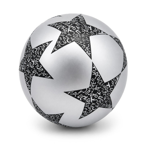 Дитячий гумовий мяч Зірка RB20302(Silver) 60 грам діаметр 18 см