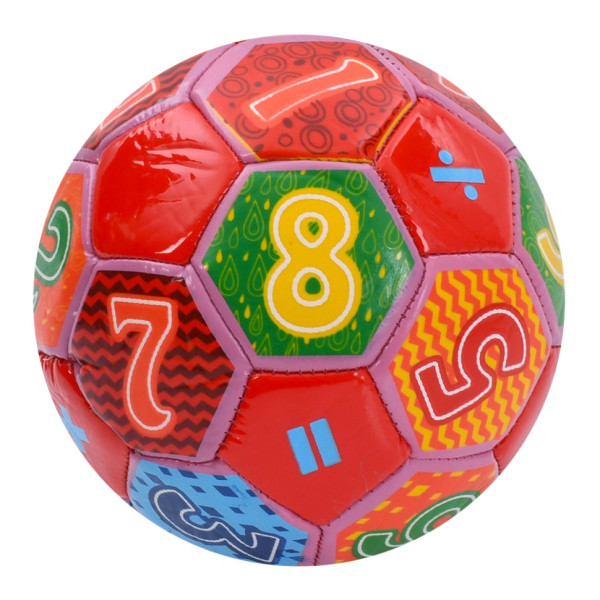 Мяч футбольний Numbers MS 4834(Red) розмір №2 90 г у пакеті