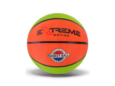 Мяч баскетбольний Extreme Motion BB1485 № 7 520 грам Зелено-коричневий