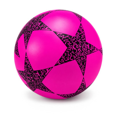 Дитячий гумовий мяч Зірка RB20302(Pink) 60 грам діаметр 18 см