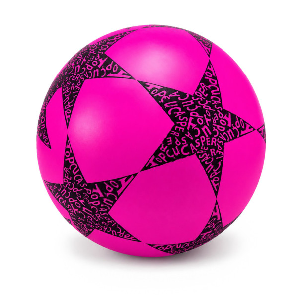 Дитячий гумовий мяч Зірка RB20302(Pink) 60 грам діаметр 18 см